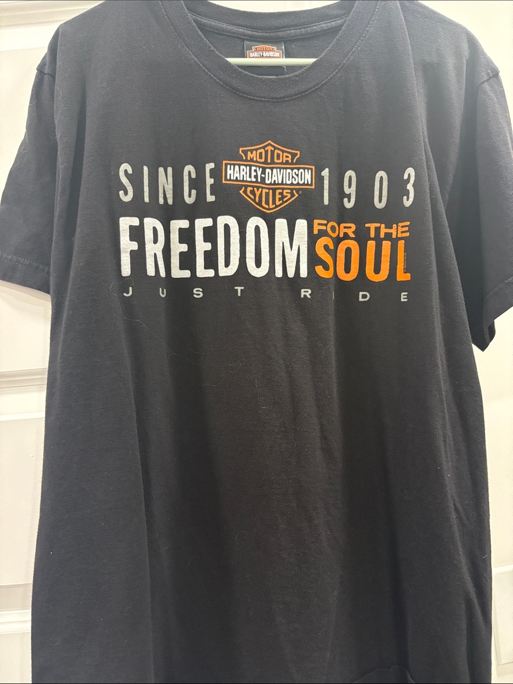 Harley-Davidson Men's Black 'Freedom for the Soul' Graphic T-Shirt